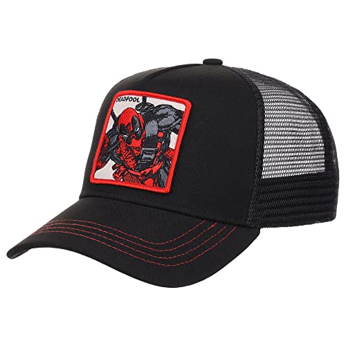 Marvel Deadpool A-Frame Trucker Adjustable Snapback Hat