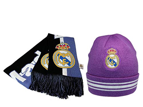 Icon Sports Real Madrid Officially Licensed Soccer Scarf & Beanie 07-5