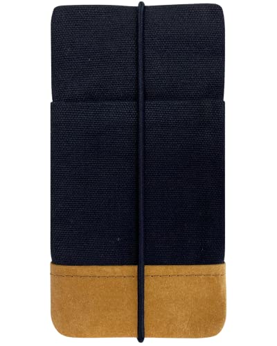 Kuratist - Cell Phone Pouch | Soft Case Protection – iPhone 12/13 Pro Max/Samsung Galaxy S22+/S21+ Compatible & Other Models - (Large, Black)