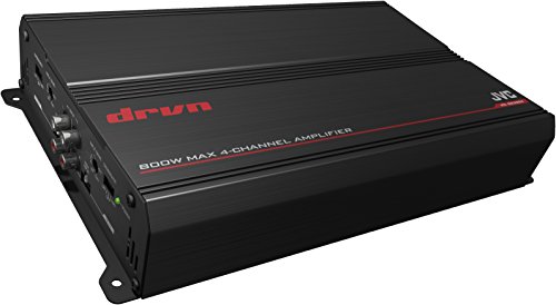 JVC KS-DR3004 1000W Peak DRVN Series Class-AB Bridgeable 4-Channel Power Amplifier