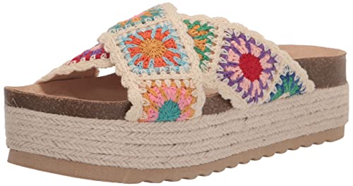 Dirty Laundry Women's Plays Espadrille Wedge Sandal, Natural, 8.5