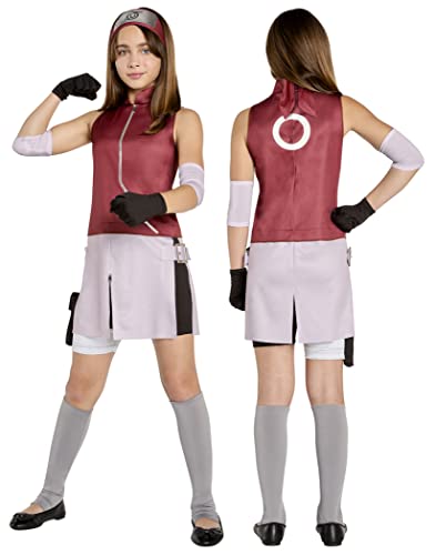 InSpirit Designs Kids Naruto Sakura Costume, Multicolor, L
