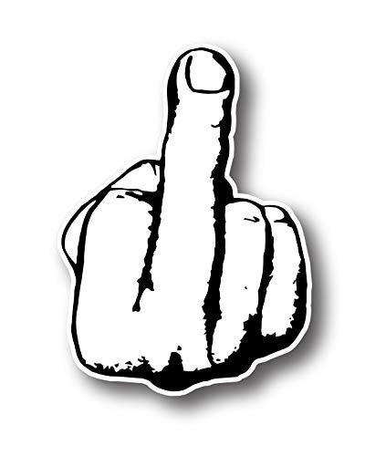 Middle Finger Sticker