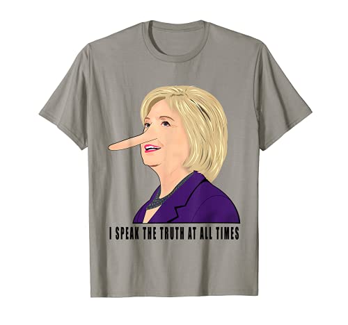 Big D's T's Hillary Clinton Pinocchio T-Shirt