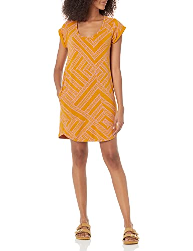 prAna Women's Standard Bon Vivante Dress, Curry Wander, Small