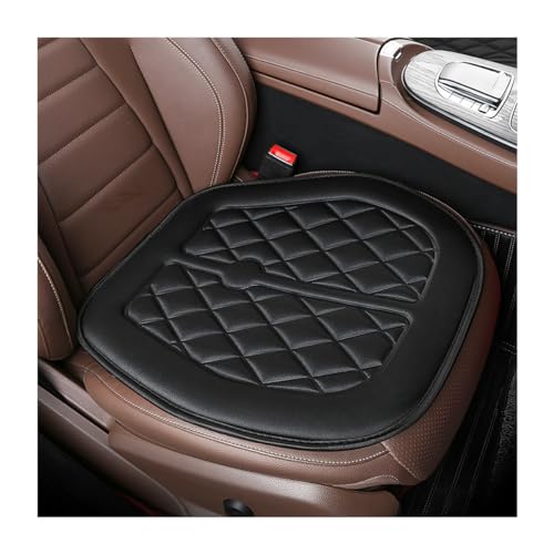 BESULEN Car Seat Cushion, Air Layer Fabric Comfort Foam Driver Seat Cover Mat, Breathable Anti-Slip Car Seat Pad, Car Accessories Seat Cushions for Car Seat Driver, Office Chair, Home (Black)