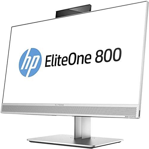 HP EliteOne 800 G3-AIO 23' FHD, Core i5-6500 3.2GHz, 16GB RAM, 256GB Solid State Drive, DVDRW, Windows 10 Pro 64Bit, CAM, Touch (Renewed)