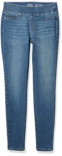 Amazon Essentials Women's Stretch Pull-On Jegging (Available in Plus Size), Light Wash, 14 Short