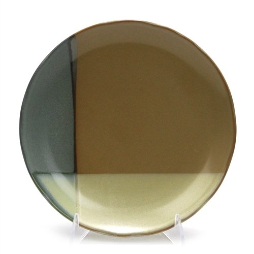 Gold Dust Green by Sango, Stoneware Salad Plate