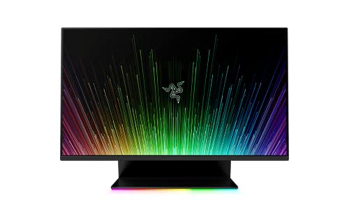 Razer Raptor 27' Gaming Monitor: WQHD (2560x1440) - IPS-Grade - 165Hz - 1ms Response - HDR 400 - NVIDIA G-Sync Compatible & AMD FreeSync - Solid Aluminum Base Chroma RGB