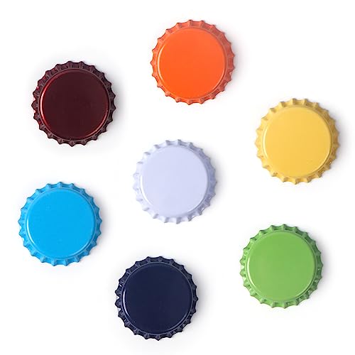 Newflager 315 Count Beer Bottle Caps Oxygen Absorbing Crowns, Ideal for HomeBrew, 7 Assorted Colors