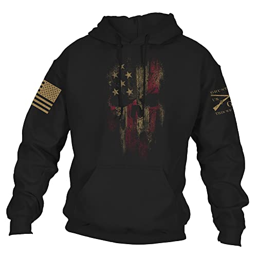 Grunt Style American Reaper 2.0 Hoodie (Combat Tan/Black, XXXXLarge)
