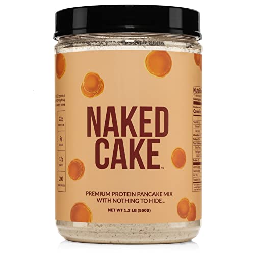 Naked Cake - High Protein Pancake & Waffle Mix, 22G Protein Per Serving, Gluten Free, Non-Gmo, No Soy, No Artificial Sweeteners, Flavors Or Colors - 1.2 Lb (Buttermilk)