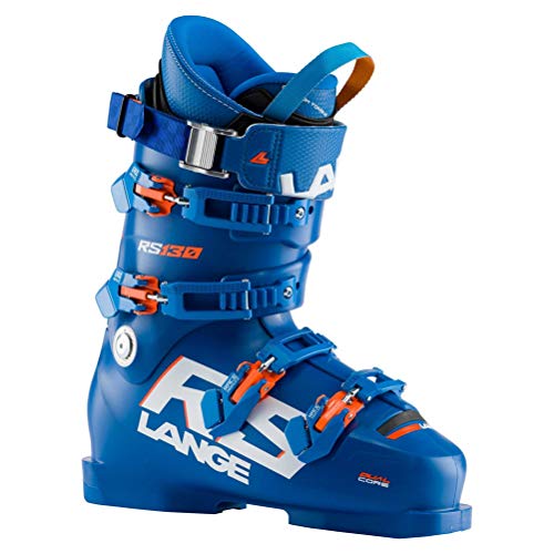Lange RS 130 Wide Ski Boots, Adults Unisex, Power Blue, 29.5 Mondopoint (cm)
