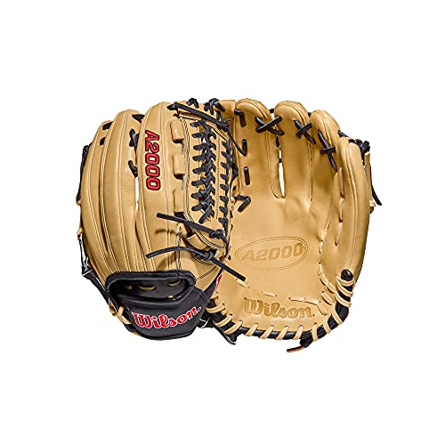 Wilson 2022 A2000 D33 11.75' Pitcher's Baseball Glove - Blonde/Black/Red, Right Hand Throw