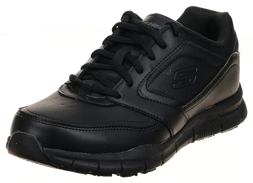 Skechers Men's Nampa Food Service Shoe, Black, 13