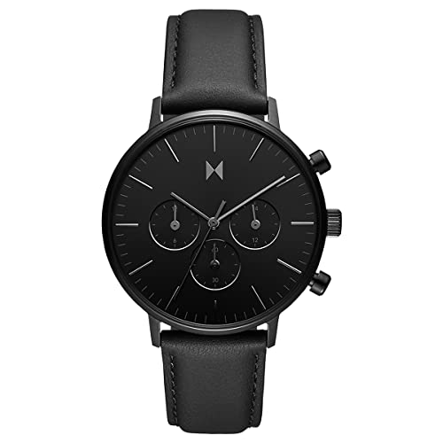 MVMT Legacy Traveler Analog Watch - Dual-Time Men’s Wristwatch - Premium Minimalist Watch for Men - Slim, Automatic Japanese Quartz - Lightweight Men’s Work Watch with Interchangeable Bands - 42mm