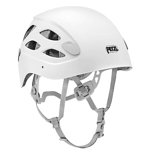 PETZL BOREA Women's Helmet - Durable and Versatile Helmet with Enhanced Head Protection for Climbing and Mountaineering - White - S/M
