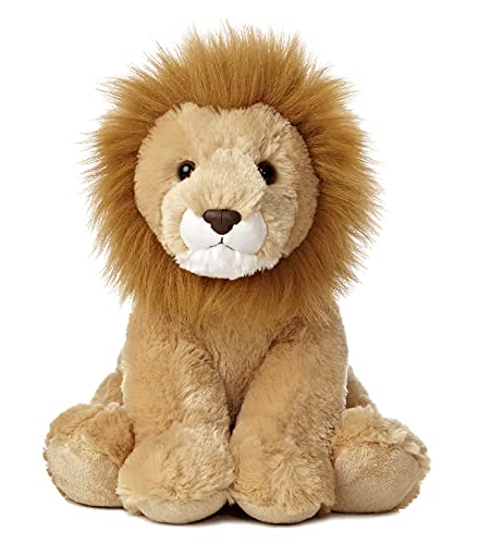 Aurora Cuddly Lion Stuffed Animal - Cozy Comfort - Endless Snuggles - Brown 14 Inches