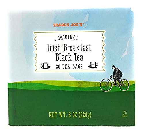 Trader Joe's Original Irish Breakfast Tea (80 Black Tea Bags Per Box)