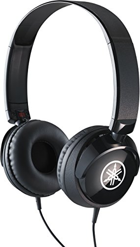 Yamaha HPH-50B Compact Closed-Back Headphones, Black