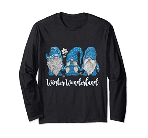 Winter Wonderland Gnomes Winter Snowy Gnomes Snow Gnome Long Sleeve T-Shirt