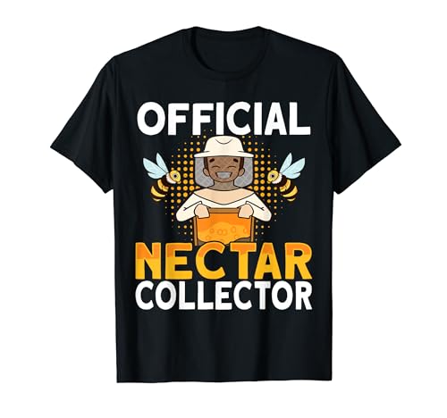 Honey Beekeeping Bee Official Nectar Collector - Beekeeper T-Shirt