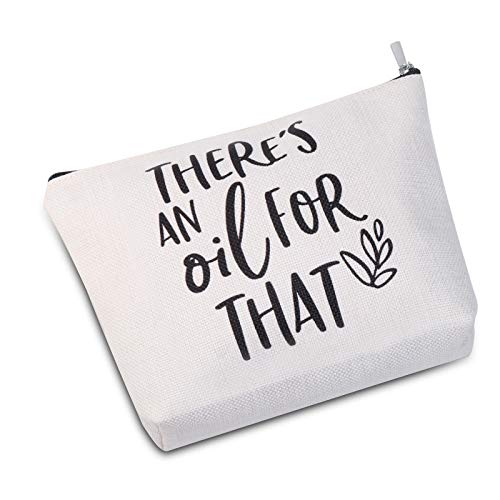JXGZSO Essential Oils Bag Essential Oils Accessories There's An Oil For That Oily Mama Makeup Bag Essential Oils Gift (An Oil For That)