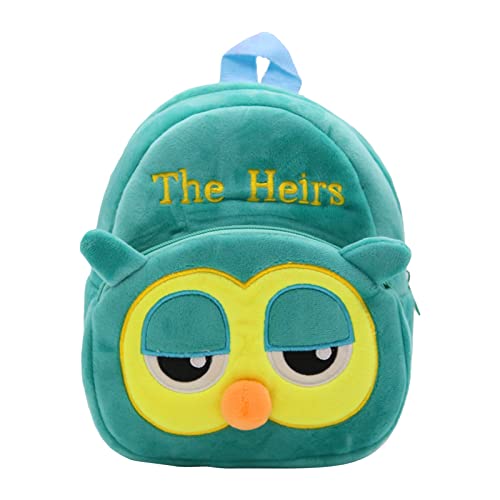 MYNKYLL Cute Dinosaur Toddler Backpack Baby Boys 3D Cartoon Zoo Animal Plush Small Preschool Shoulder Bag Kids (E, One Size)