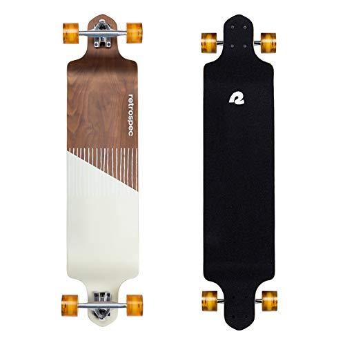 Retrospec Tidal 41-inch Drop-Down Longboard Skateboard Complete 41-Inch