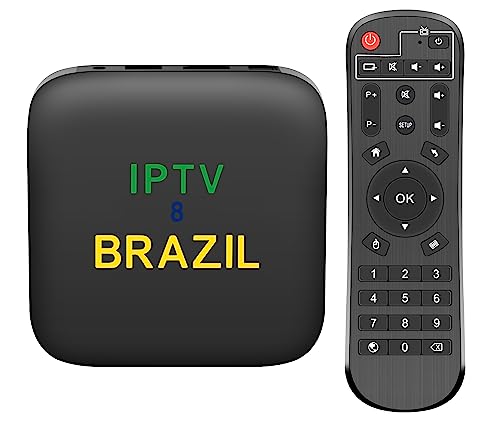 BOMIX IPTV8 Brazil HD 4K Video Player with 16GB Storage, OS Android 9, Different Languages
