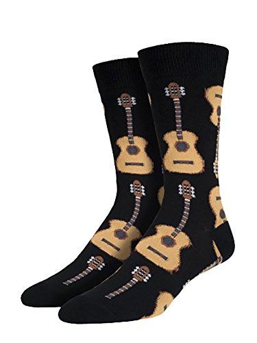 Socksmith Men's Guitars Socks, black