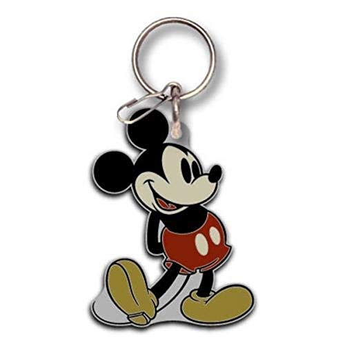 Plasticolor 004124R01 Mickey Mouse Vintage Disney Enamel Keychain , Black