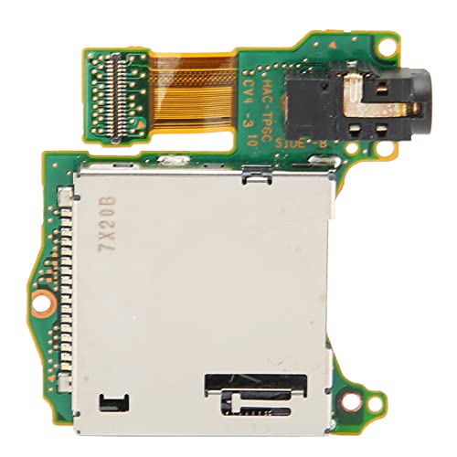 Game Host Card Slot, Metal + ABS Game Card Reader Cartridge Slot Module Host Drive Tray Earphone Hole Port Fit for Switch
