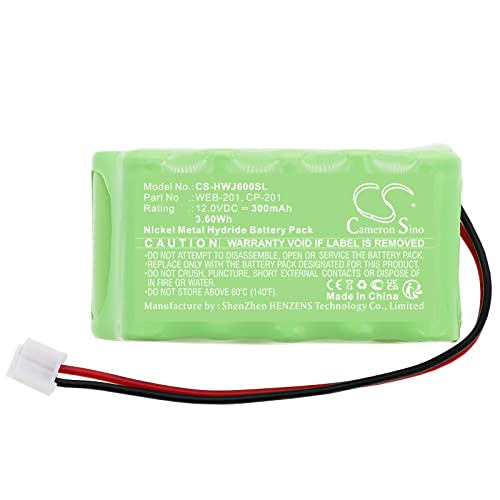 FITHOOD Battery Replacement for CP-600 Controller Distech EC-BOS-3 Vykon JACE-300E Controller Vykon JEC-334 Controller JACE AX 600 TRIDIUM Niagara JACE2 CP-201 ASIC600 NPB-Batt WEB-201 (300mAh/12.0V)