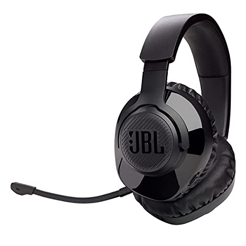 JBL Quantum 350 - Wireless PC Gaming Headset with Detachable Boom mic, Black, Large