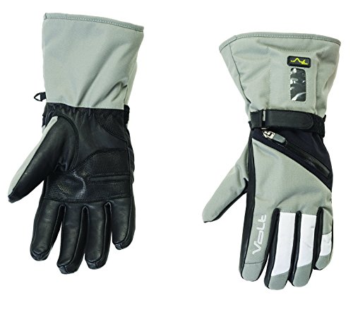 Women’s Volt Heated Snow Gloves, Grey, Medium