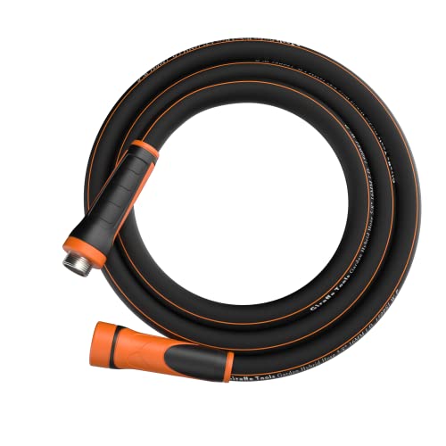 Giraffe Tools Garden Leader Hose 10ft x 5/8', Short Water Hose Heavy Duty, Flexible, Lightweight Hybrid Hose with Swivel Grip Handle, Male to Female Fittings