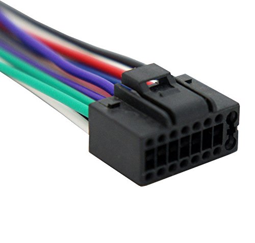 NewPowerGear Stereo Radio Receiver Wire Harness Cable Replacement for JVC KD-AHD69 KD-AR7000 KD-CX1 KD-HDR40 KD-HDR60 KD-LX1 KD-LX10