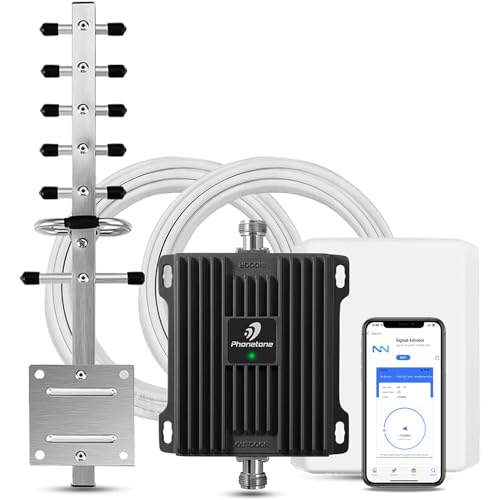 Cell Phone Booster for Home | Up to 4,500 Sq Ft | Boost 4G LTE 5G Signal on Band 4 and Band 66