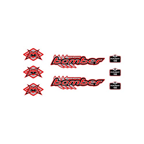 Marzocchi Bomber Flylight 100 z3 Fork Bike Compatible Stickers 26'