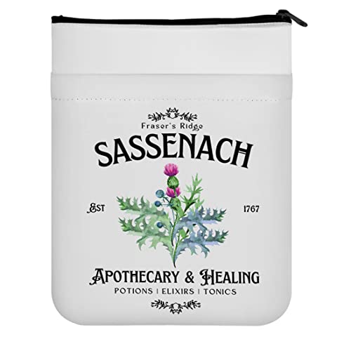 MAOFAED TV Show Inspired Gift Sassenach Book Sleeve for Book Lover Sassenach Movie Lover Gift Book Protector for Paperback (Ridge Sassenach)