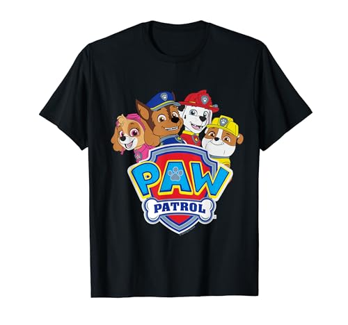 Paw Patrol Group With Logo T-Shirt