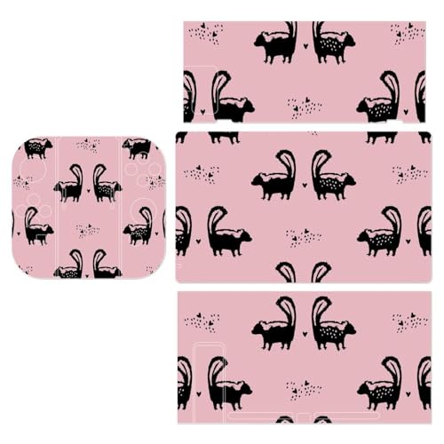 Love Skunks Switch Sticker Premium Cute Skin Sticker Full Wrap Skin Protection for Switch