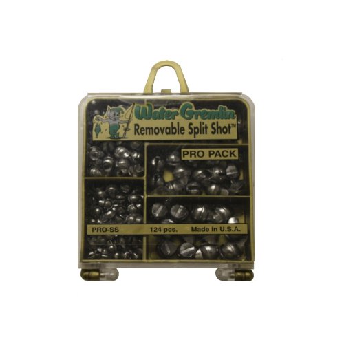 Water Gremlin Company Removable Split Shot Pro Pack, 48ea/BB, 36ea/3/0, 16ea/7, 12ea/5, 12ea/4, Multi