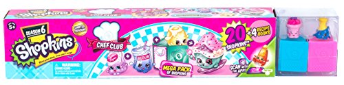 Shopkins Season 6 Chef Club Mega Pack – Collectible Toy for 60 months to 96 months, with Over 20 pcs
