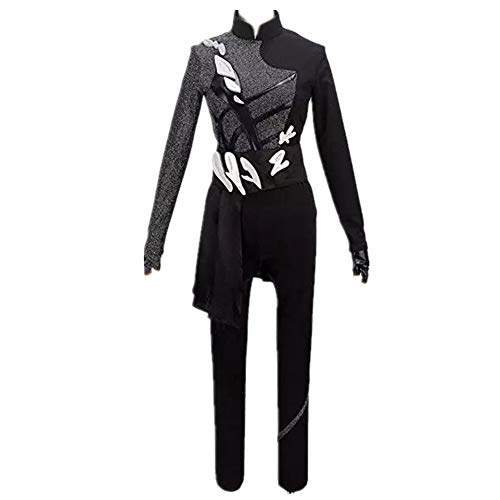 EChunchan YURI!!! on ICE Katsuki Yuri Eros Black Performance Costume Cosplay Costume Custom Made (Female M)