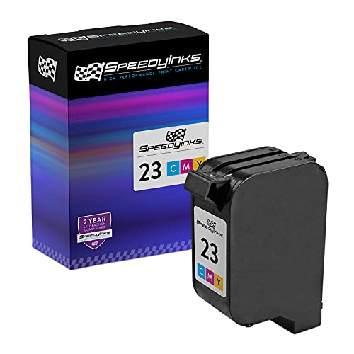 Speedy Inks Remanufactured Ink Cartridge Replacement for HP 23 C1823D (Tri-Color)