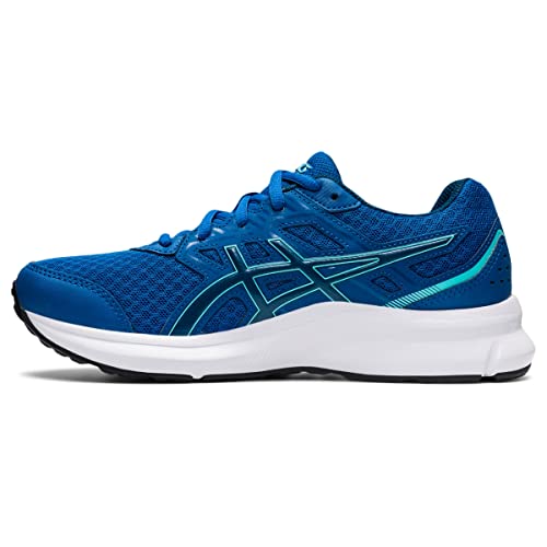 ASICS Kid's JOLT 3 Grade School Running Shoe, 3, Lake Drive/MAKO Blue