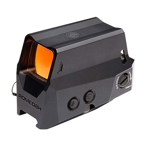 ROMEO8H RED DOT Sight, Ballistic Circle DOT, 0.5 MOA ADJ, Side Battery, HEX Bolt Mount, Shroud, Black